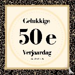 Gastenboek, Gelukkige Verjaardag - Gelukkige 50e Verjaardag Gastenboek