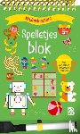  - Spelletjesblok met viltstift 5+