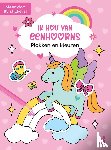  - Ik hou van eenhoorns: Plakken en kleuren