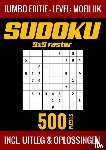 Shop, Puzzelboek - Sudoku Moeilijk - Jumbo Editie - 500 Puzzels - Incl. Uitleg en Oplossingen