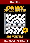 Shop, Puzzelboek - Kakuro 20x20 Raster - 100 Puzzels - Incl. Uitleg en Oplossingen
