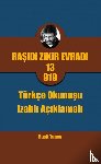 Tunca, Raşit - Raşidi Zikir Evradı PRO13.919 Türkçe Okunuşu