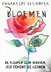 Shop, Kleurboek - Omgekeerd Kleurboek - Bloemen - De Kleuren Zijn Gegeven, Jij Tekent de Lijnen