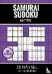 Puzzlebücher, Sudoku - Samurai Sudoku Mittel - 35 Rätsel mit Lösungen