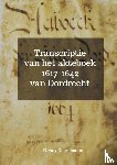 Dooremalen, E. Van - Transcriptie van het akteboek 1617-1642 van Dordrecht