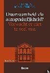 Katan, Prof. Mr. B.M. - Duurzaamheid via aansprakelijkheid? Verwacht er niet te veel van