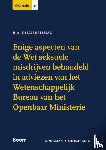 Demeersseman, H.A. - Enige aspecten van de Wet seksuele misdrijven behandeld in adviezen van het Wetenschappelijk Bureau van het Openbaar Ministerie