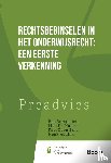 Schoonhoven, R. van - Rechtsbeginselen in het onderwijsrecht: een eerste verkenning