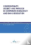 Wessels, Bob, Guo, Shuai - Confidentiality, secrecy and privilege in corporate insolvency and bank resolution