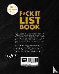 Jacob & Haver - F*CK-it list book