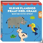 ImageBooks Factory - Vrolijke houten vriendje - Kleine flamingo praat heel graag