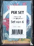 Interstat - Zeemeermin - Uitnodiging PK 944 - set van 6