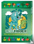 Interstat - Kleurboek Box met 12 potloden en gummen - Dino's
