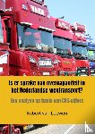 Van Leewen, Robert - Is er sprake van overcapaciteit in het Nederlandse wegtransport?