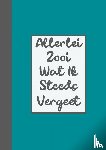 & Meer, Wachtwoordenboekjes - Wachtwoordenboekje / Wachtwoorden Boekje - Allerlei Zooi Wat Ik Steeds Vergeet