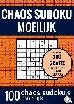 Puzzelboeken, Sudoku - Sudoku Moeilijk: CHAOS SUDOKU - nr. 3 - Puzzelboek met 100 Moeilijke Puzzels voor Volwassenen en Ouderen