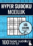 Puzzelboeken, Sudoku - HYPER SUDOKU - Sudoku Moeilijk - nr. 17 - Puzzelboek met 100 Moeilijke Puzzels voor Volwassenen en Ouderen