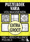 & Meer, Puzzelboeken - Puzzelen voor Volwassenen - Varia Extra Groot - NR. 3 - Puzzelboek met Sudoku's, Woordscramble, Doolhoven en Kleurplaten voor Volwassenen, Woordruit en Karakterzoeker - Type XL/XXL