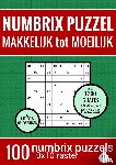 & Meer, Puzzelboeken - Kerstcadeau: Puzzelboek met 100 Numbrix Puzzels - Makkelijk tot Moeilijk - NR.14