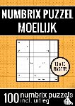 & Meer, Puzzelboeken - Puzzelboek met 100 Numbrix Puzzels voor Ver Gevorderden - NR.13- Numbrix Puzzel Moeilijk