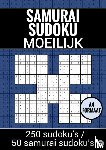 Puzzelboeken, Sudoku - Sudoku Moeilijk: Samurai Sudoku Puzzels - nr. 26 - Cadeau voor Hem/Haar: Puzzelboek met 250 Sudoku's / 50 Samurai Sudoku's - Moeilijke Puzzels voor Volwassenen en Ouderen