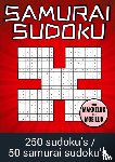 Cadeau, Boek - Samurai Sudoku - van Makkelijk tot Moeilijk - 250 Sudoku's / 50 Samurai Sudoku's