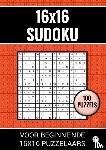 Puzzelboeken, Sudoku - 16x16 Sudoku - 100 Puzzels voor Beginnende 16x16 Puzzelaars - Nr. 37