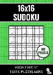 Puzzelboeken, Sudoku - 16x16 Sudoku - 100 Puzzels voor Expert 16x16 Puzzelaars - Nr. 39