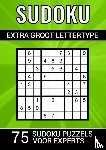 & Meer, Puzzelboeken - Sudoku Extra Groot Lettertype - 75 Sudoku Puzzels voor Experts