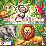 Kinderboek, Koekoek - Jungle dieren kleurboek