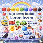 Mourits, H. - peuterboekje. leren lezen, voertuigen, voorwerpen, vormen & Kleuren.