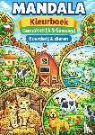 Mourits, H. - Mandala kleurboek ( Gemakkelijk & Gewaagd ) boerderij & Dieren.