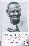 Maharaj, Nisargadatta - Dat wat ik ben