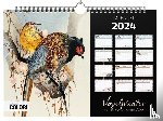 Studio Colori - Kalender 2024 - Vogelprenten van de Japanse meester Koson