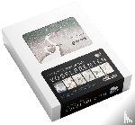 Studio Colori - Condoleancekaarten Vogelprenten - 12 Gevouwen wenskaarten, met glanzende UV-lak, incl. witte enveloppen