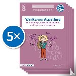  - Werkwoordspelling werkboek 2 groep 8 (Set van 5) - Verleden tijd en voltooid deelwoord