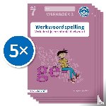  - Werkwoordspelling werkboek 2 groep 7 (Set van 5) - Verleden tijd en voltooid deelwoord