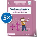  - Werkwoordspelling werkboek 1 groep 6 (Set van 5) - Tegenwoordige tijd en bijzondere werkwoorden