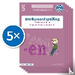  - Werkwoordspelling werkboek 2 groep 5 (Set van 5) - Verleden tijd en bijzondere werkwoorden