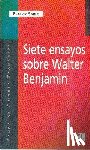 Sarlo, Beatriz - Siete Ensayos Sobre Walter Benjamin