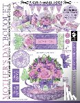 Lipsanen, Anneke - Mother's Day Bouquet Cut-n-Make Book: Mother's Day Roses, Violets and Antique Lace on Paper Crafts for Cards, Gifts and Decor