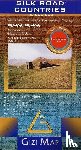  - Silk Road Countries geographical map