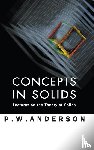Anderson, Philip W (Princeton Univ - Concepts In Solids: Lectures On The Theory Of Solids