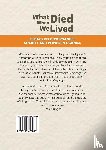 Ssentongo, Jimmy Spire - What died when we Lived