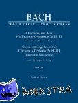 Bach, Johann Sebastian - Chorsätze aus dem Weihnachts-Oratorium Teil I-III, BWV 248 - Bearbeitet für Chor und Orgel von Holger Gehring. Berühmte Chorsätze bearbeitet für Chor und Orgel; klangprächtige Fassung auch für reduzierte Besetzung