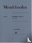Mendelssohn Bartholdy, Felix - Mendelssohn Bartholdy, Felix - Variations sérieuses op. 54