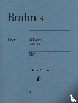 Brahms, Johannes - Brahms, Johannes - Balladen op. 10 - Instrumentation: Piano solo