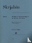 Skrjabin, Alexander - Scriabin, Alexander - Prélude et Nocturne for Piano, left hand op. 9