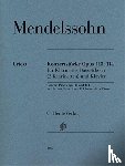Mendelssohn Bartholdy, Felix - Konzertstücke op. 113 und 114 für Klarinette, Basetthorn (2 Klarinetten) und Klavier