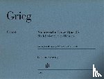 Grieg, Edvard - Norwegische Tänze Opus 35 für Klavier zu vier Händen, Urtext